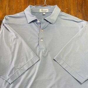 PETER MILLAR Crown Sport Summer Comfort Performance Stripe Polo Shirt L —> XL